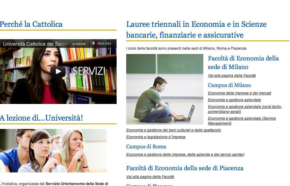 preferenze espresse. È semplice, su studentiscuolesuperiori.unicatt.