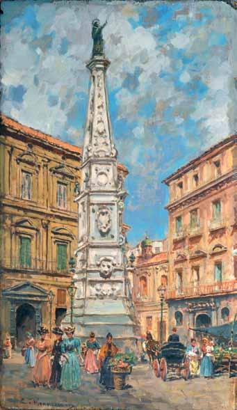 108 Brancaccio Carlo (Napoli 1861-1920) Piazza S.