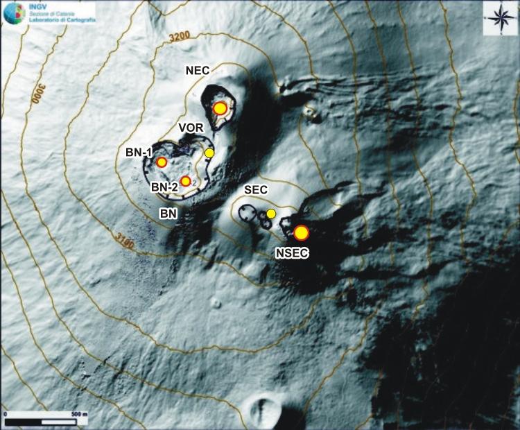 Il monitoraggio dell attività vulcanica dell Etna nel corso della settimana in oggetto è stato effettuato mediante le telecamere di sorveglianza dell INGV Sezione di Catania, Osservatorio Etneo