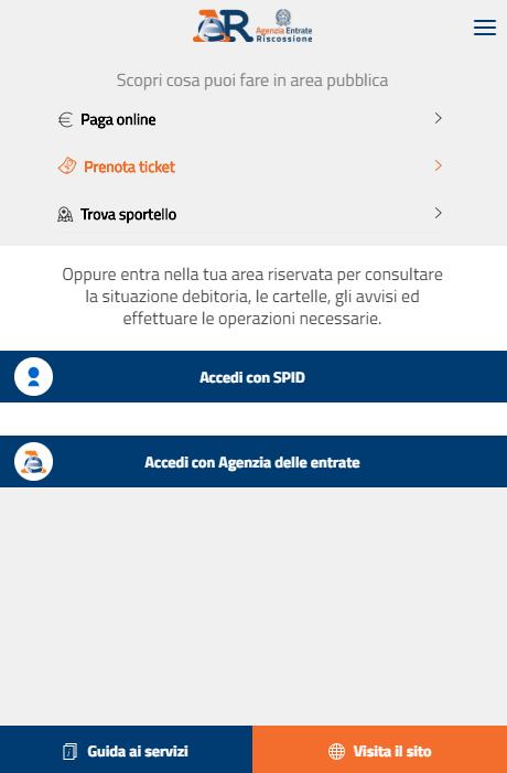 Home Prenota ticket Home