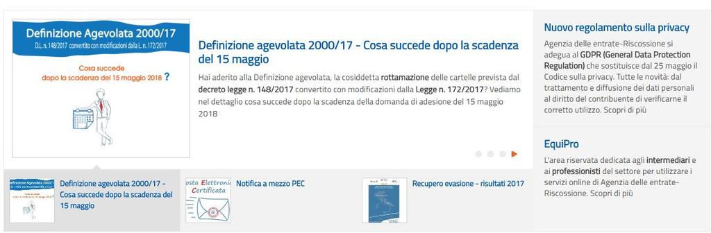 gov.it, clicca su