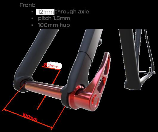 5mm mozzo 142mmhub Codice SCOTT axle posteriore della Solace