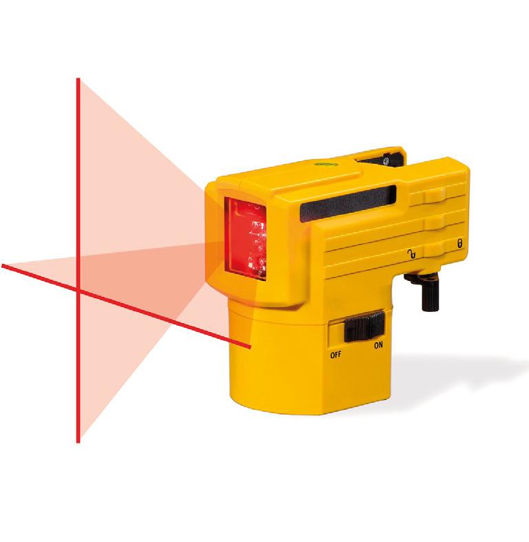 Il treppiedi raggiunge un altezza di 60 100 cm il laser può essere ruotato di 360 sul treppiedi.