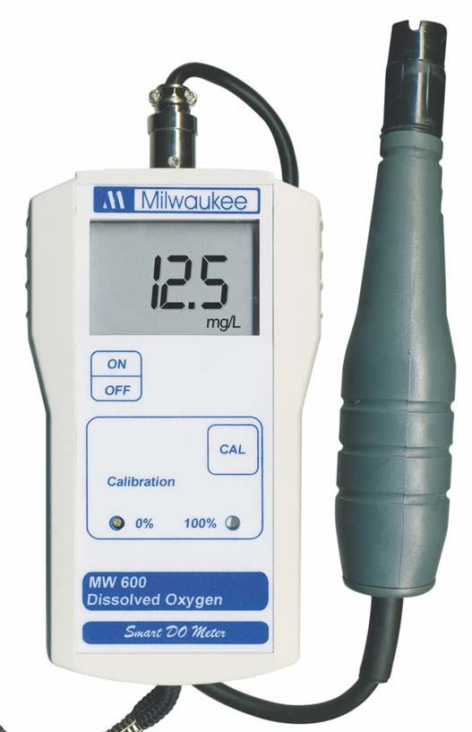 Ossigeno Disciolto Nuovo MW600 Strumento portatile Standard per misurazioni di Ossigeno Disciolto MW600 è il nuovo portatile standard di Milwaukee per la misurazione di Ossigeno disciolto.