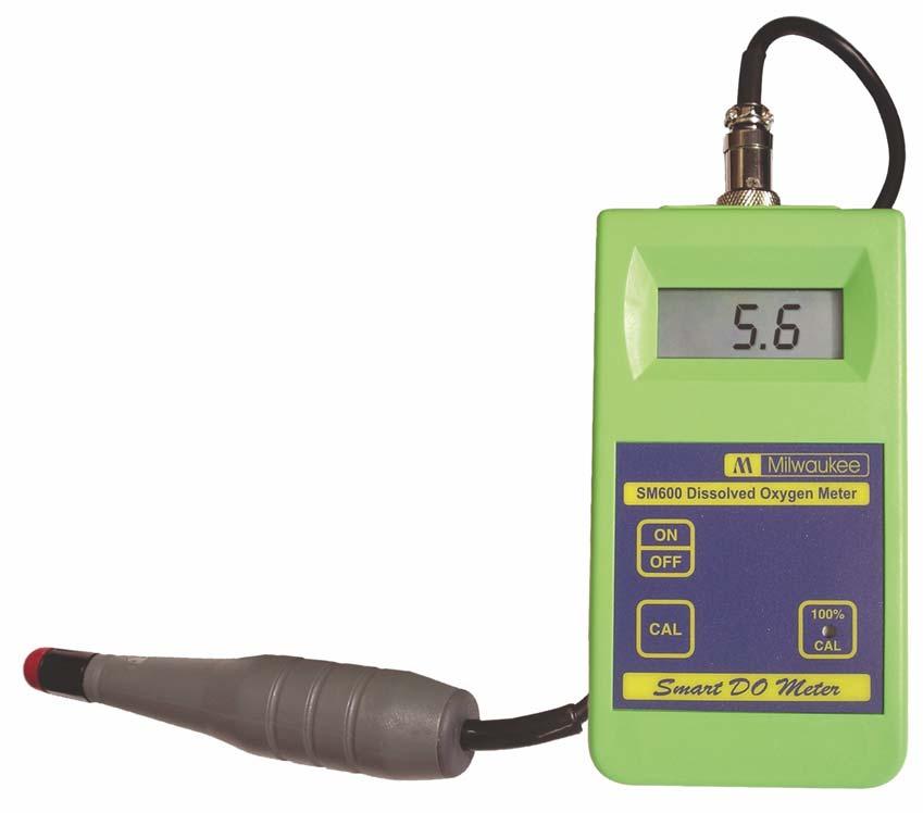 SM600 Strumento portatile per misurazioni di Ossigeno Disciolto L'SM600 è uno strumento portatile per la determinazione di Ossigeno Disciolto, ideale per l'uso in laboratori didattici.