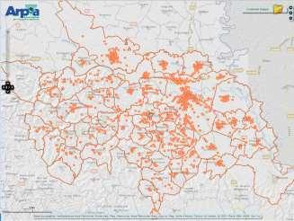 geocodifica indirizzi etc) 2012: Prime sperimentazioni Mappatura