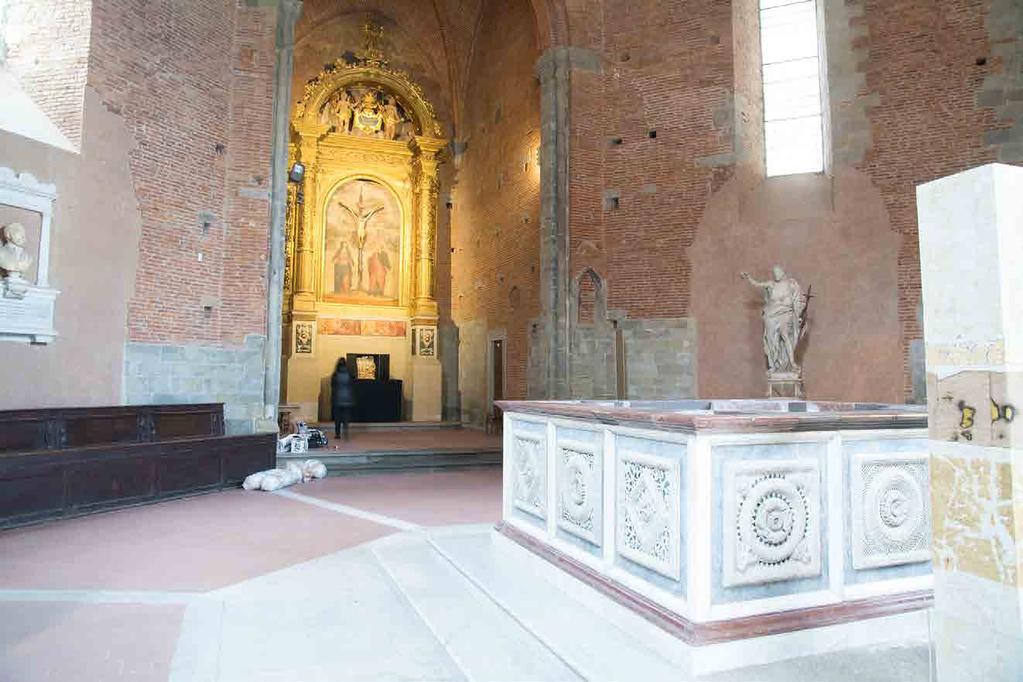 Eretto nel 1300, il battistero di Pistoia, è considerato tra le massime espressioni del gotico toscano,
