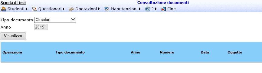 indicatori - Consultazione documenti (5) per la consultazione dei documenti (es.