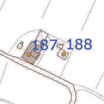 dati identificativi del fabbricato toponimo podere San Donato via Viaccia di Romaiano località San Donato dati catastali foglio 5 part 369 datazione ant. 1820 leopoldino 1.5000 estratto catastale 1:2.