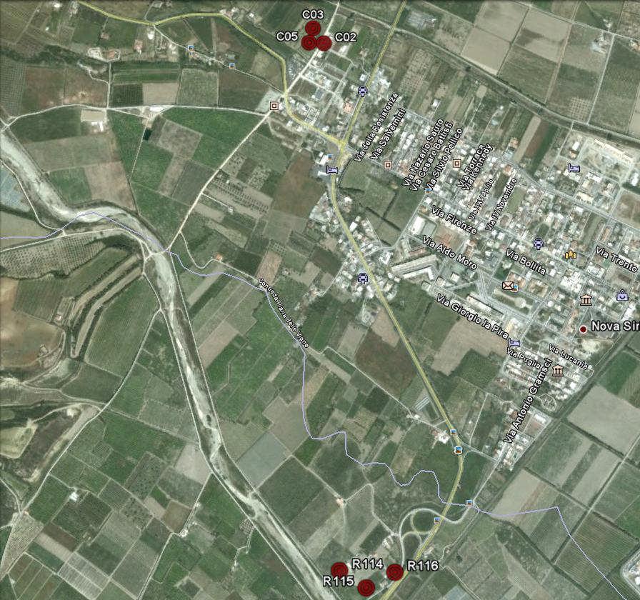 Figura 4 Vista aerea dell area ( Fonte: Google Earth) AN
