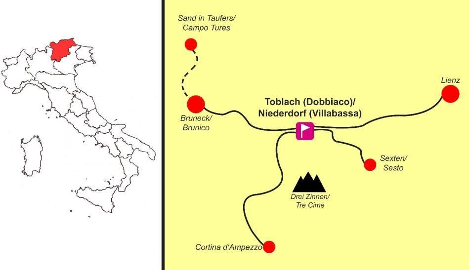 il punto più alto della valle sulle piste ciclabili ai piedi delle Dolomiti. Il programma lascia ampie possibilità di divertimento per tutta la famiglia.