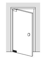 Cerniere per Porte in Vetro Cerniere per porte in vetro - doppia azione BVI565V Cerniera inferiore con placca PIC150 Posizione
