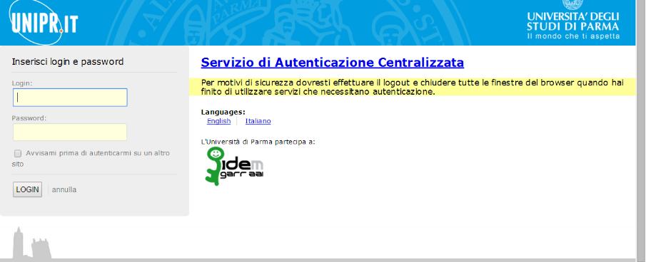 Non si dovrà cliccare il tasto prosegui con il processo in quanto il sistema si bloccherebbe, segnalando errore.