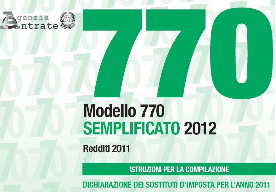 Vicenza, 14 Giugno 2012 Parte II Il Modello 770 / 2012 Semplificato