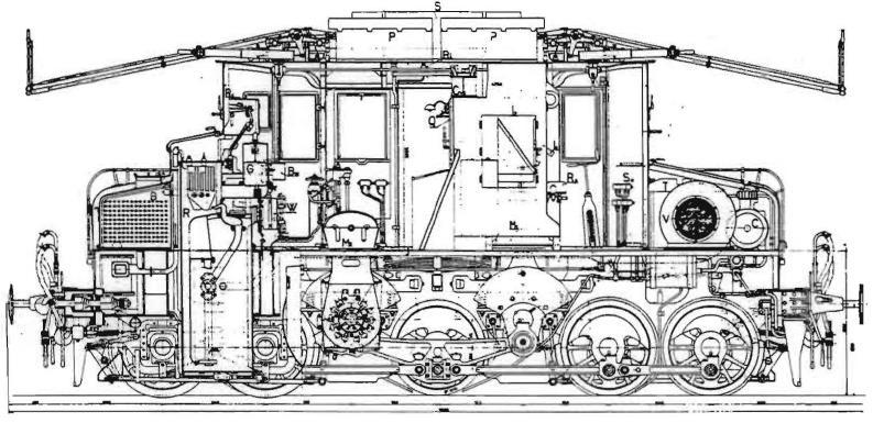 La locomotiva E 550 (il