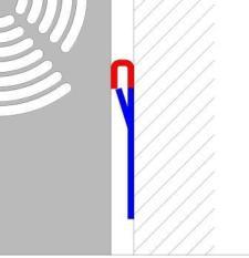 di almeno 10cm nell intorno del dispositivo che ne permette il raffreddamento per convezione forzata dell aria. 2.