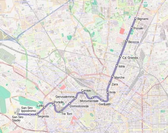 Metro automatiche: la linea «lilla» di Milano M5: la