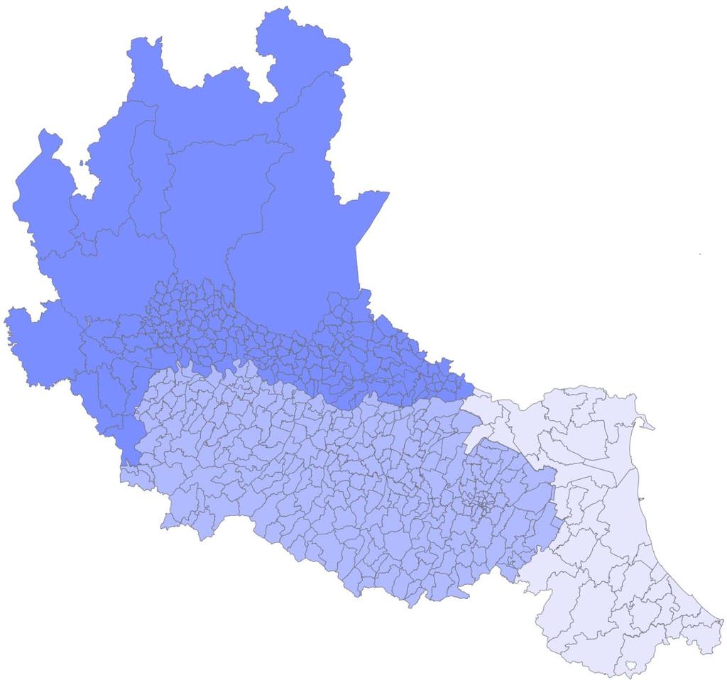 ESTENSIONE DEL MODELLO - ZONIZZAZIONE