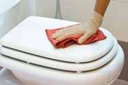 WIPING Special resin coated cloths to use wet for a perfect cleaning; polishing effect and quick drying of the surface.