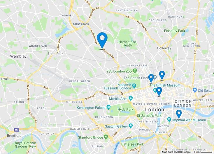 Perché scegliere questa scuola? Metropoli Scopri o riscopri la vivacissima capitale inglese. Trasporti pubblici Vicino alle principali linee dei trasporti pubblici.