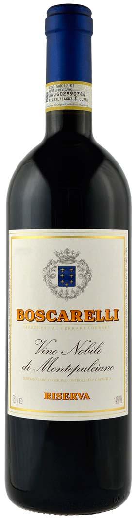 VINO NOBILE DI MONTEPULCIANO RISERVA 88% Sangiovese Prugnolo Gentile, 12% Colorino La Riserva è prodotta con uve selezionate in vigneti di almeno 20 anni di età che conferiscono una maggiore