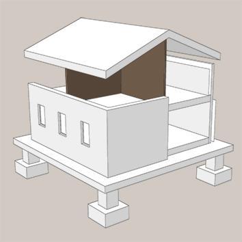 di 2,0 cm, imbottitura in lana di vetro di alta qualità per 5 cm spessore, doppia pannellatura in composto di legno con elevata proprietà sicomeccaniche e privo di formaldeide (pannello OSB).