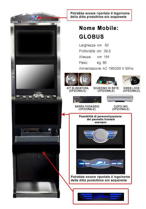 Apparecchio con cabinet alternativo GLOBUS