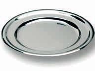 CATERING SOLUTIONS +54 C - 40 C VASSOI/SOTTOPIATTI SILVER (PET) 121160 Sottopiatto tondo SILVER Ø30 10 5 50 121160RN Sottopiatto tondo SILVER Ø30 30 4 120 121260R Sottopiatto tondo SILVER Ø23 30 6