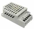 mountable Short circuit protection Internal input filter Modular case DIN 43880 Mains frequency 50 or 60 Hz Degree of protection IP20 GSA C2D1.