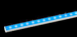 6 W 6 Tensione d ingresso Flusso luminoso Luminous flux DTS-LED EKOS RGBW Fascio luminoso Beam Case size W x H x D DTS-LED EKOS FOCUS