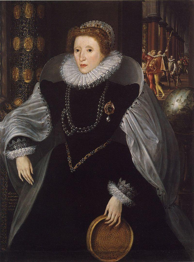 Elisabetta I. Figlia di Anna Bolena, cercò di portare il paese alla pacificazione religiosa. Incoraggiò la guerra di corsa contro le navi spagnole.