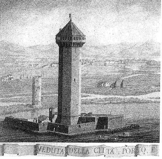 Veduta della Torre del Marzocco e del suo forte di terreni (1784; Livorno, Museo Civico G.