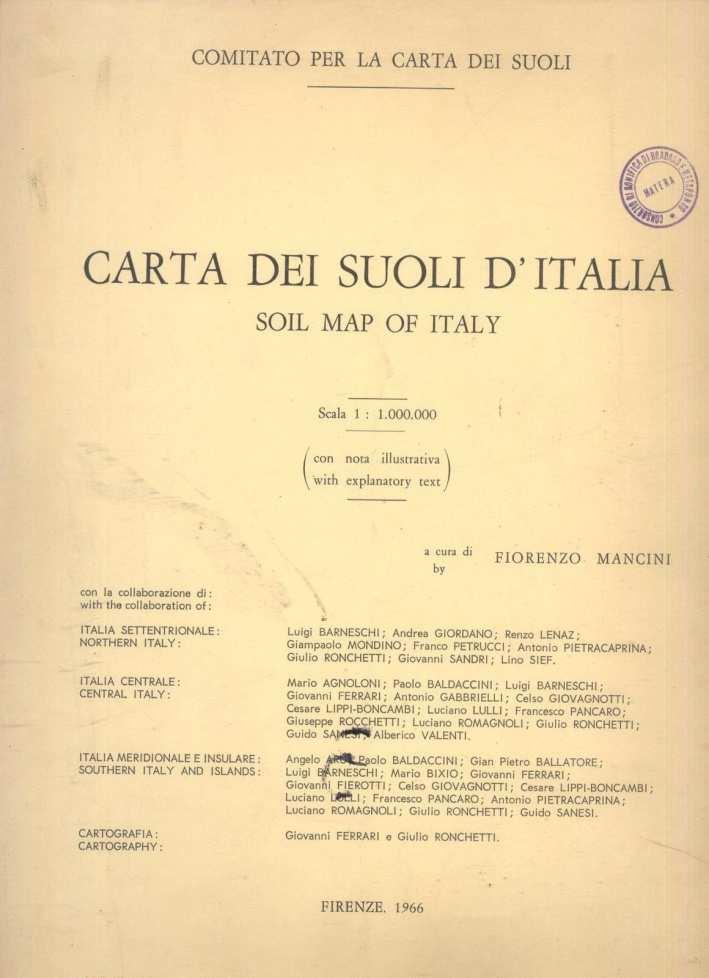 Il 1 febbraio del 1957 su proposta del Ministero dell Agricoltura e delle Foreste, la Società Italiana della Scienza del Suolo viene eretta in Ente Morale e ne viene approvato lo statuto.