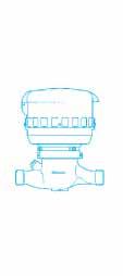 controllo elettromeccanico I contatori dotati di unità di dosaggio elettromeccanico presentano un quadrante facilmente leggibile con una lancetta di grandi dimensioni.