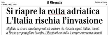 Con la chiusura della rotta balcanica, inoltre, in più occasioni si verifica il tentativo forzato di individuare il percorso che la andrà a sostituire sulla base dei paesi di partenza delle