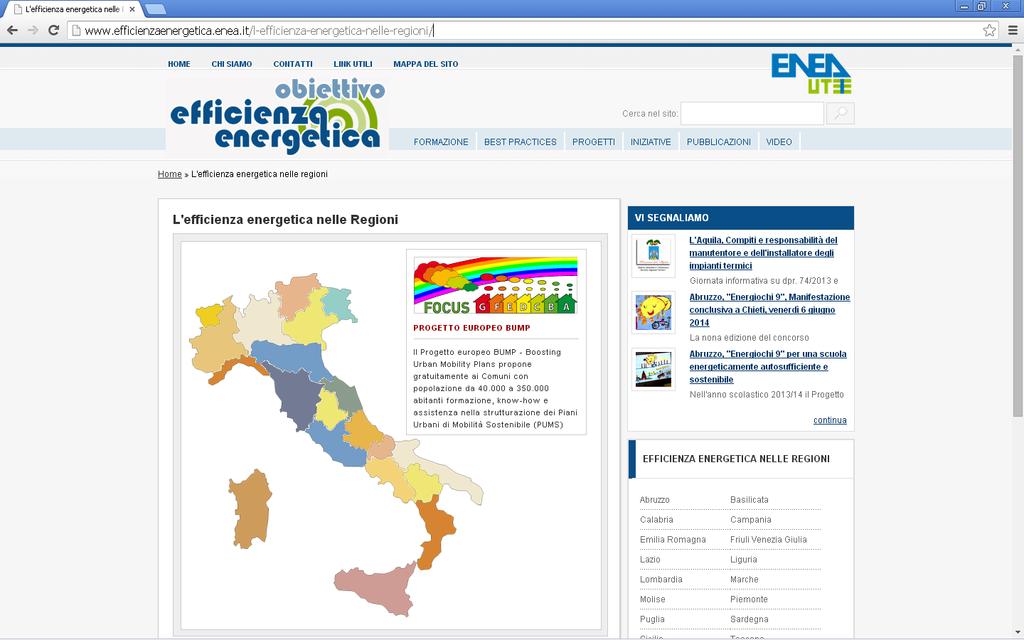 L efficienza energetica nelle Regioni http://www.