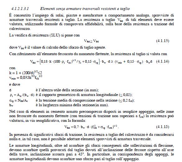 Progetto solaio: