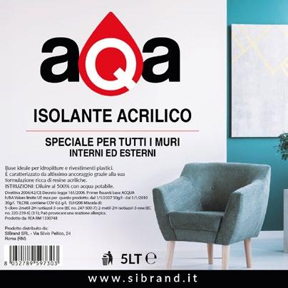 ISOLANTE ACRILICO INTERNI/ESTERNI Codice EAN: 8052789597297 Codice Art.