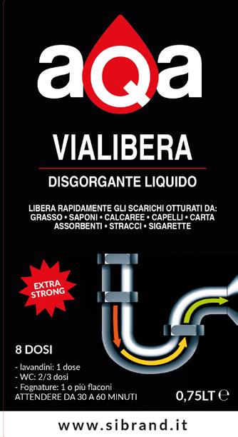 VIALIBERA DISGORGANTE LIQUIDO EXTRASTRONG Codice EAN: 8052789597693 Codice Art.