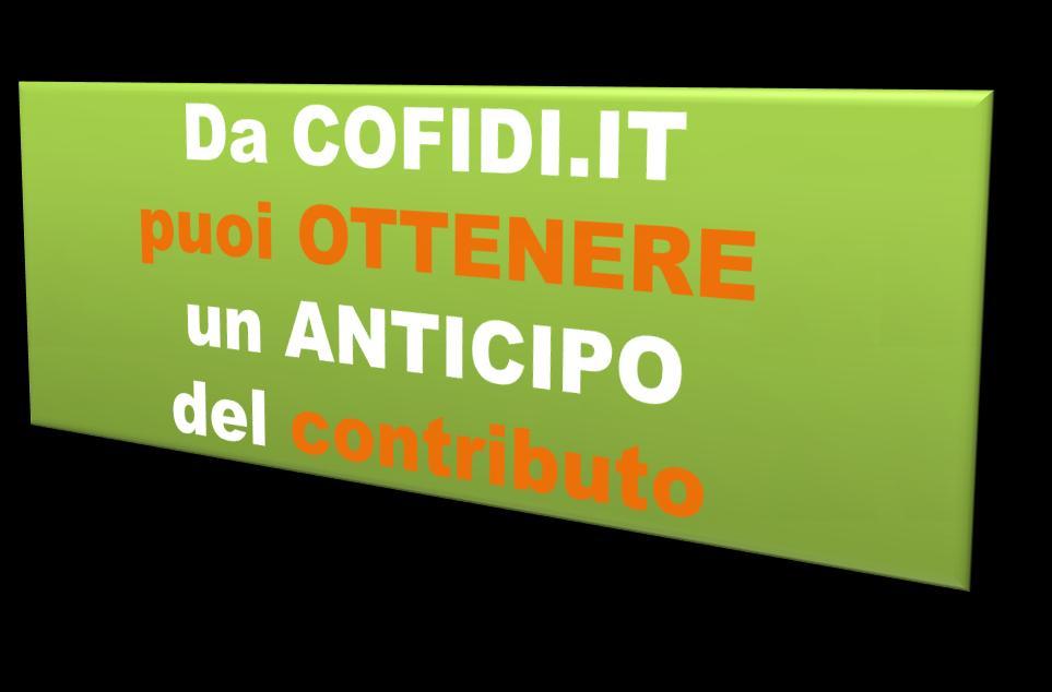 Sei un impresa agricola o agroalimentare ed hai ottenuto un contributo? COFIDI.