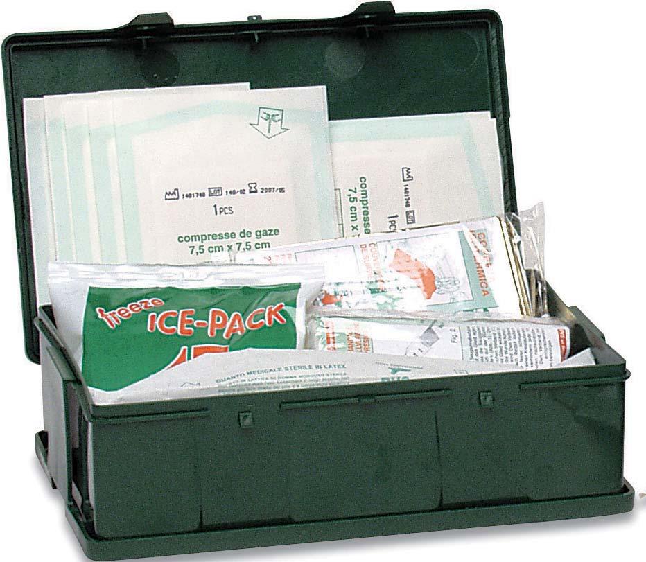 CUT LIMBS RESCUE BOX Cut limbs rescue and conservation special kit. Has all the necessary items to conserve the eventual cut limbs during the carriage to the first aid ward.