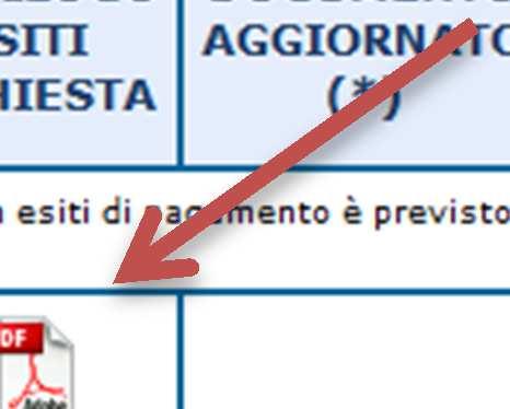 L utente può visualizzare un elenco contenente le informazioni salienti che riguardano le singole richieste e l esito di ciascuna di esse.