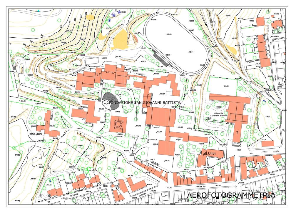 Dipartimento delle SC Sassari Olbia L edificio individuato per la realizzazione del Centro Hospice si trova di un corpo denominato GLI ULIVI costituito da una palazzina di due piani, al piano terra