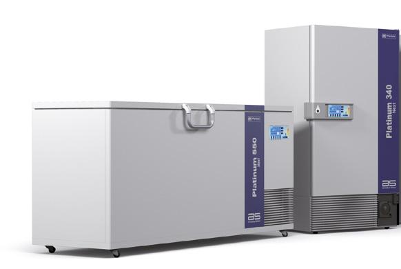 Congelatori/ Platinum e Iridium, Congelatore a -0 C e -8 C per conservazione di plasma congelato e derivati del sangue Range di temperatura: da -0 C