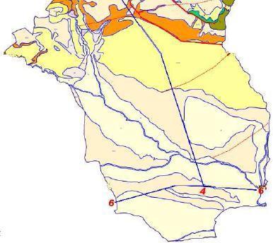 Fascia meridionale alluvioni quaternarie sciolte depositate dal Fiume Coscile e dai suoi affluenti Lineamenti geologici e strutturali L assetto strutturale dell area presenta un sistema complesso