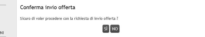 La piattaforma telematica chiederà conferma per l invio.