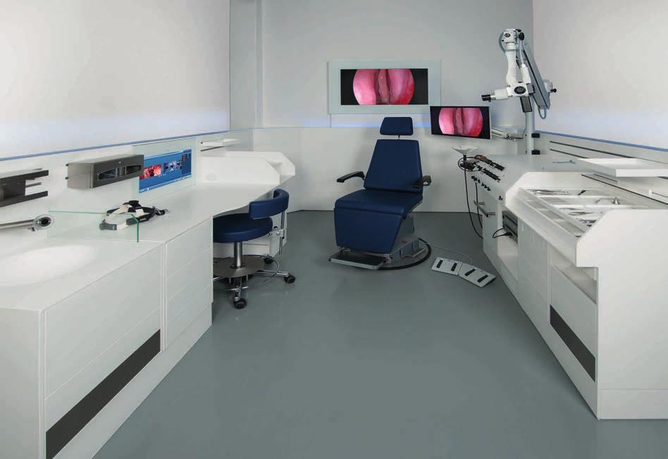 OFFICE1 La soluzione ergonomica completa Il modulo diagnostico ed operativo per ORL è una soluzione attraente per ambulatori, cliniche private, ospedali e cliniche universitarie.
