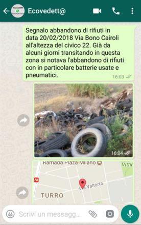 Una volta arrivata al profilo Ecovedett@