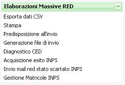 Estrazione Codici Fiscali per richiesta matricole INPS La pagina di estrazione codici fiscali per richiesta matricole a INPS è accessibile tramite il command code GMAT (Gestione