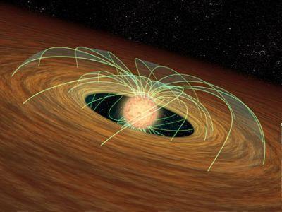 Tauri, in realtà si trova a circa 420 anni luce dietro ad esso, ad una distanza di circa 600 anni luce dalla Terra.